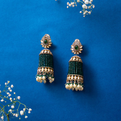 Kundan Jhumkis