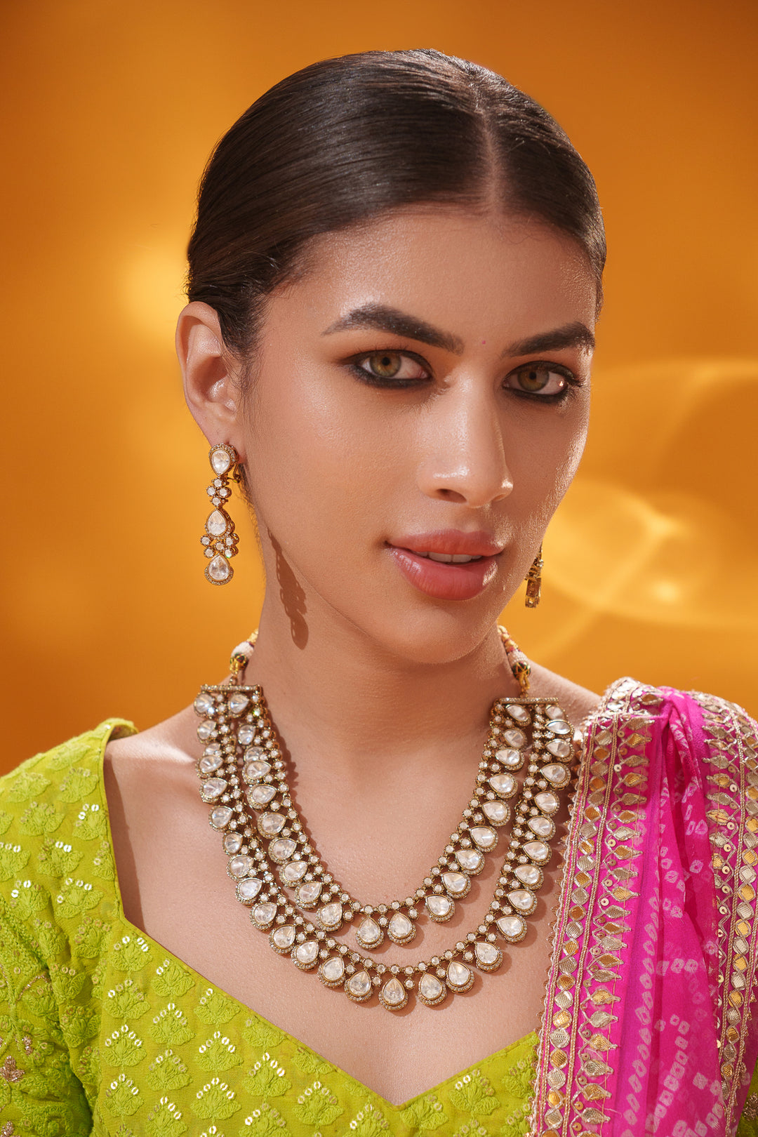 Ishana Polki Long Set