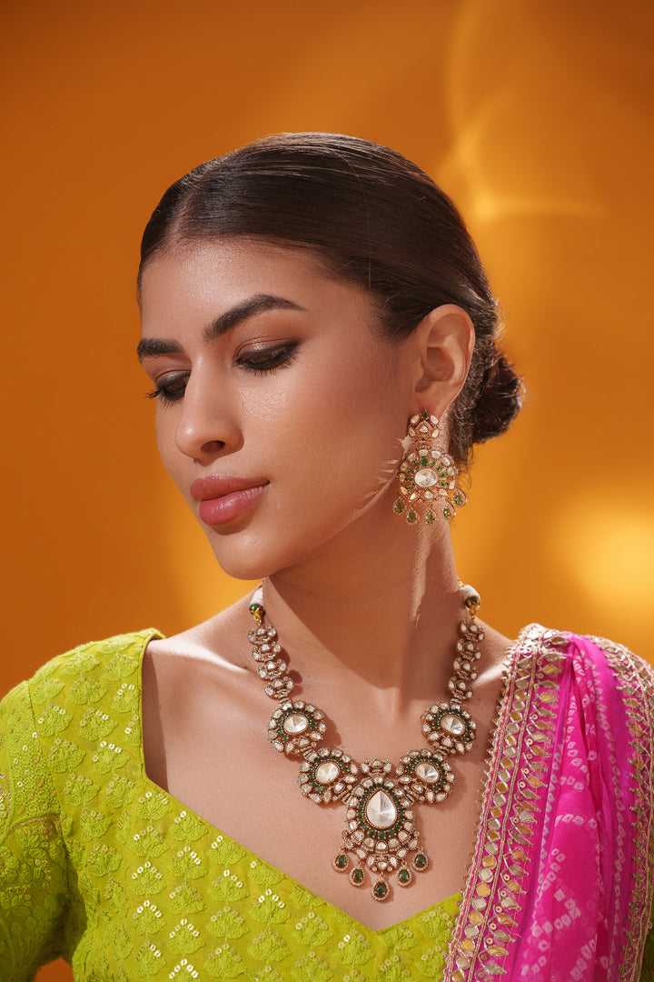 Suhaniya Polki Long Set