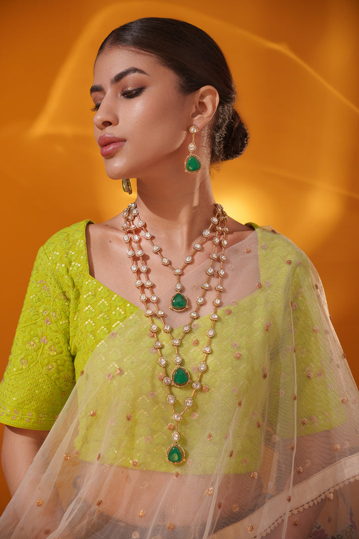 Trivisha Polki Long Set