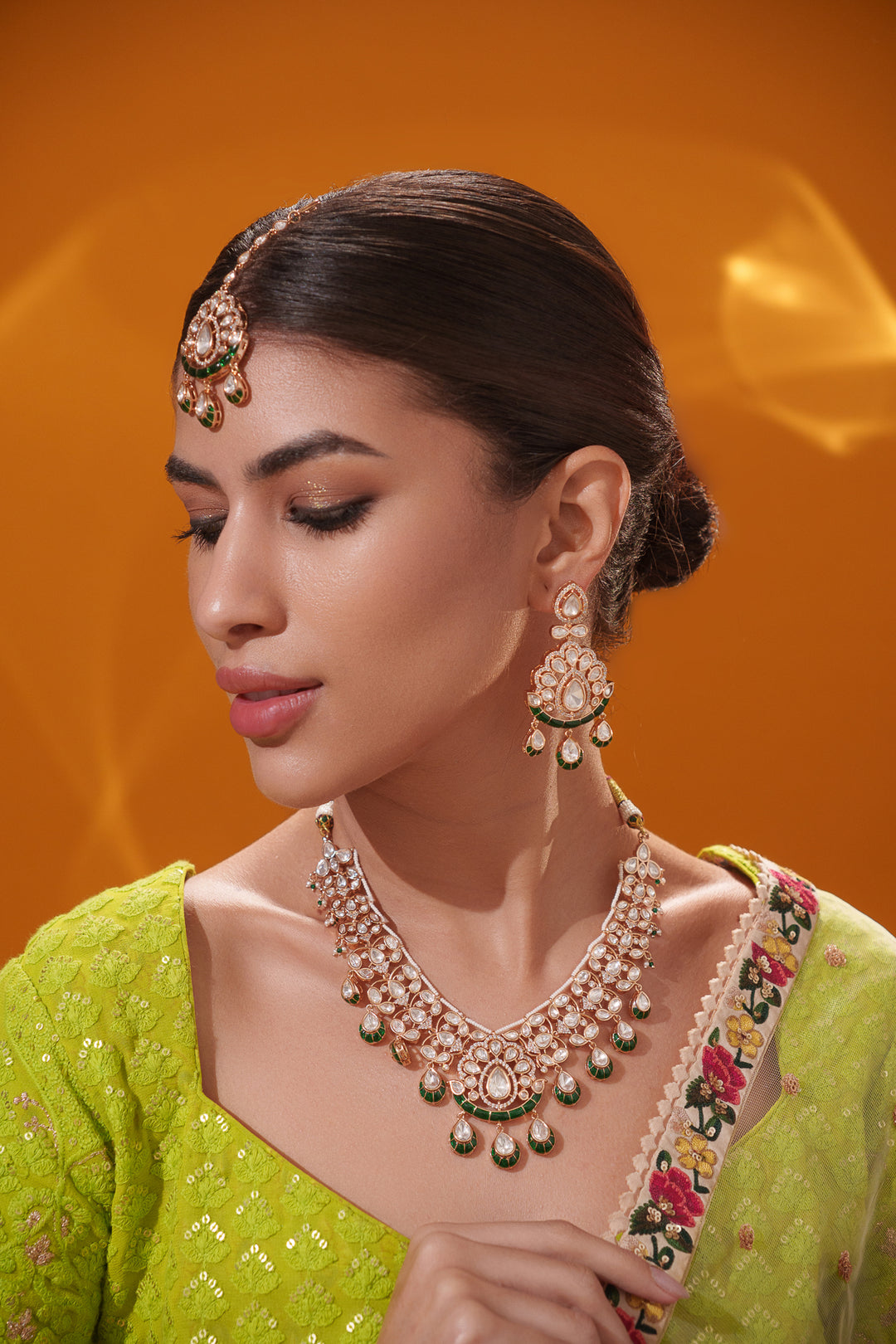 Pratyara Kundan Necklace Set