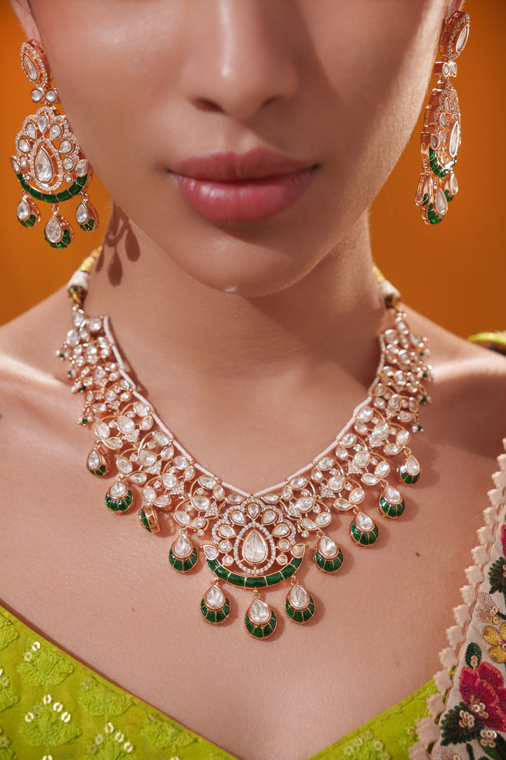 Pratyara Kundan Necklace Set