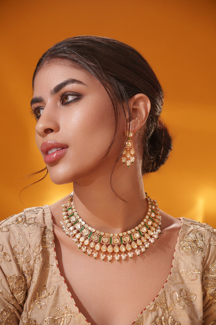 Aarshna Moissanite Necklace Set