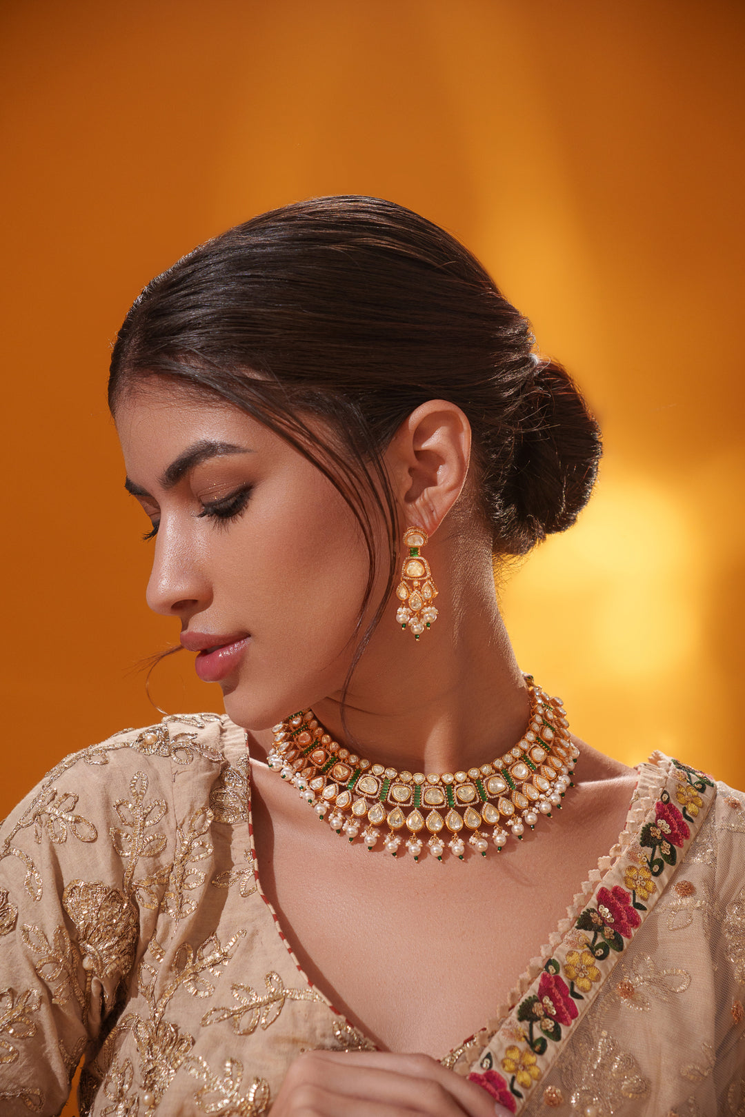 Aarshna Moissanite Necklace Set