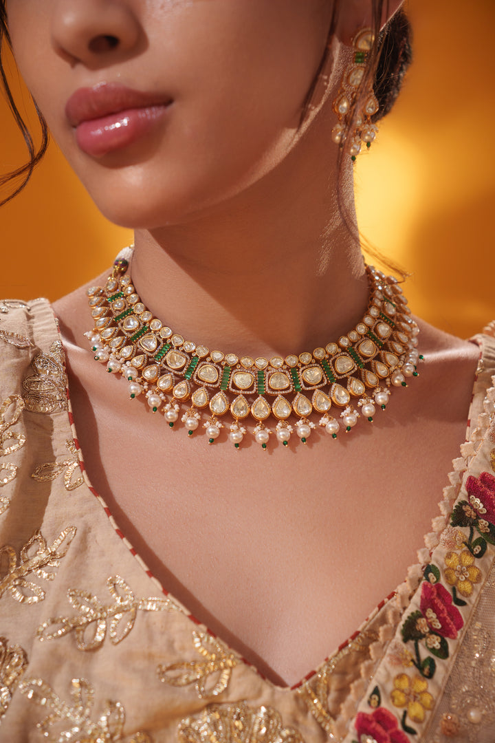 Aarshna Moissanite Necklace Set