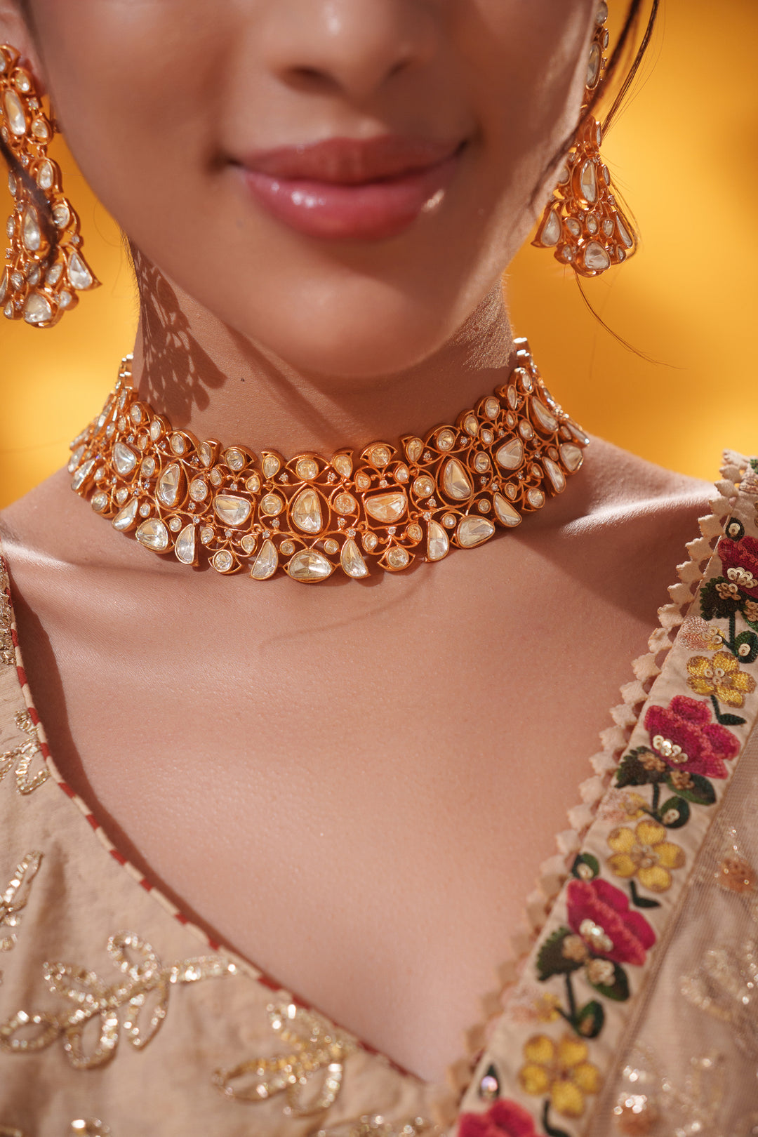 Vamshi Moissanite Necklace Set