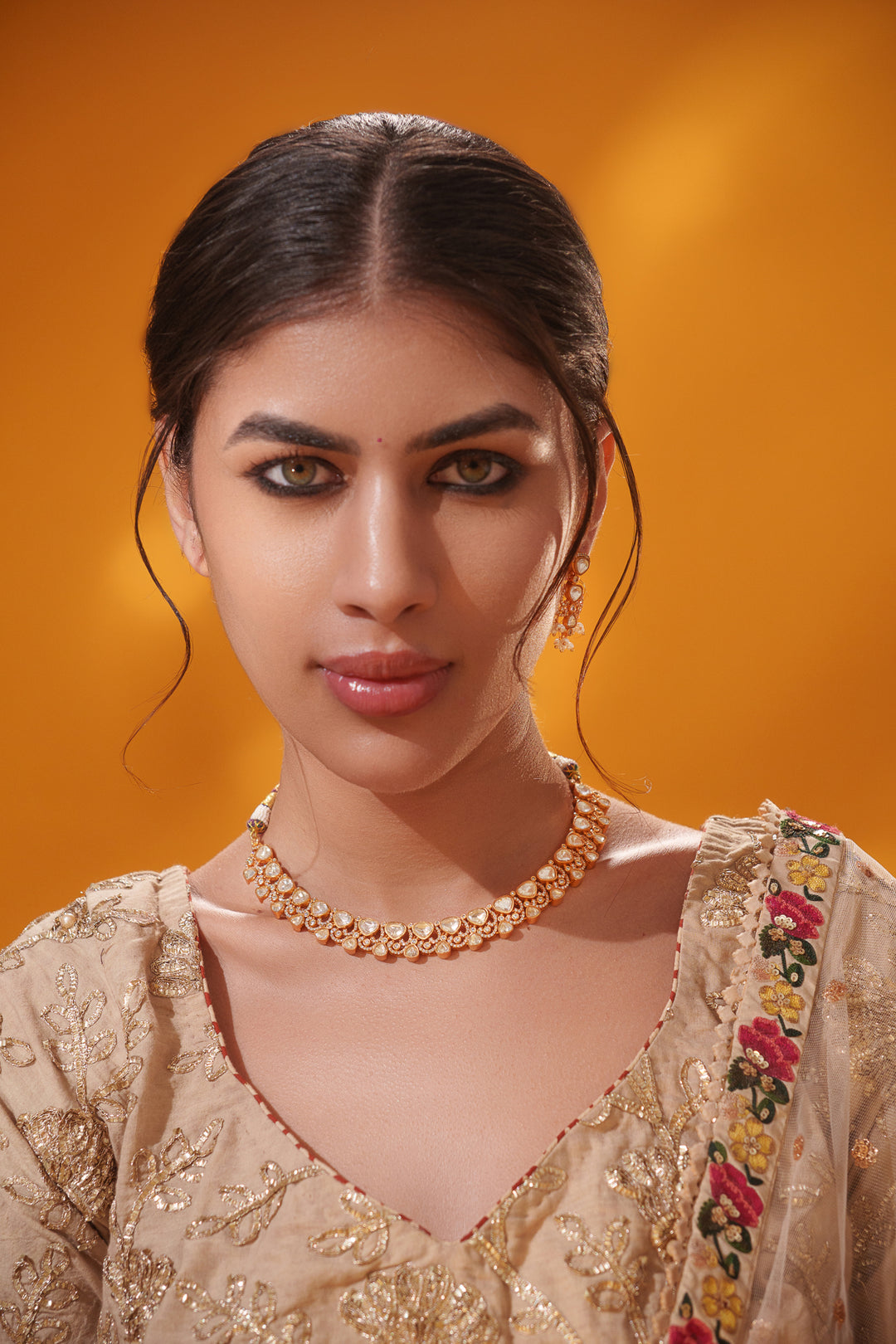 Ruhira Moissanite Necklace Set