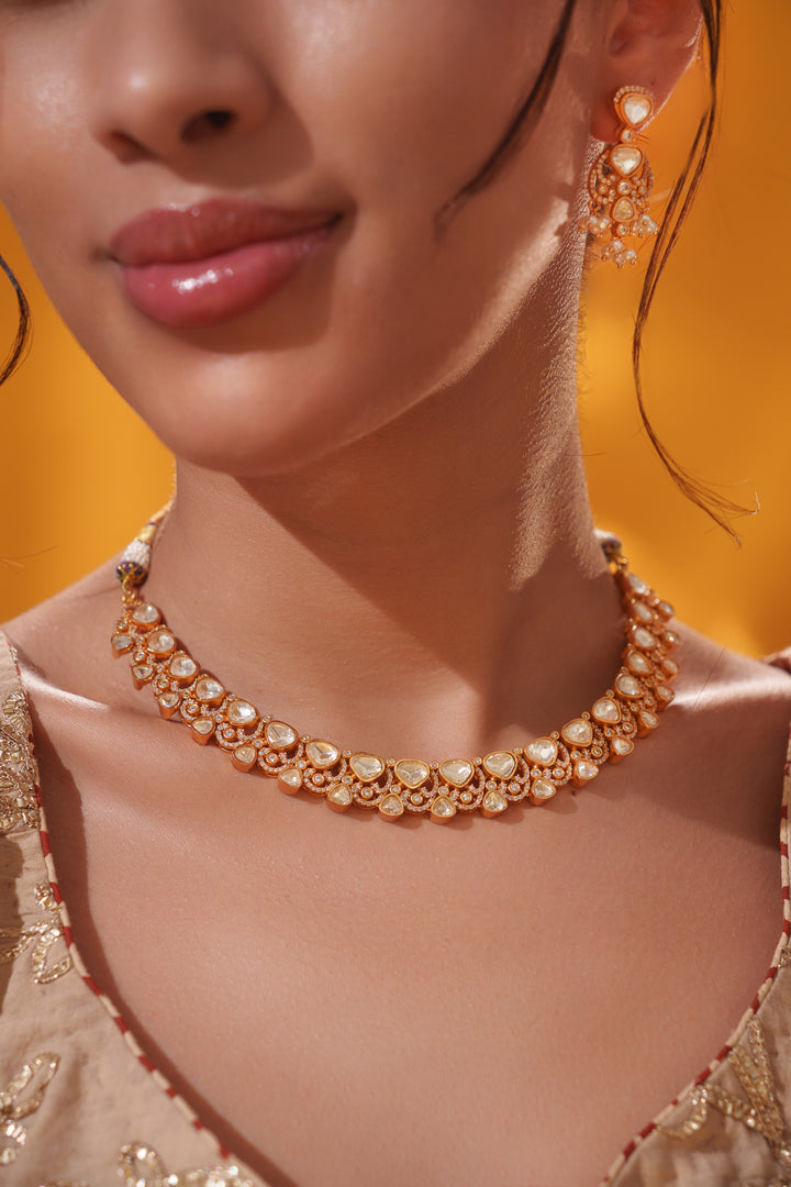 Ruhira Moissanite Necklace Set