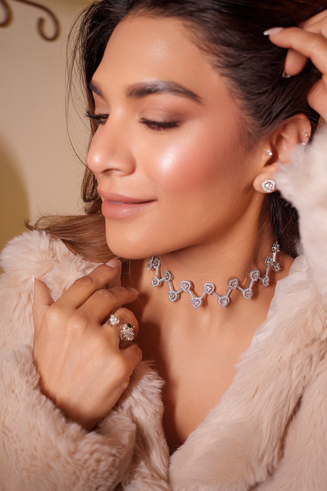 Sakshi Diamond Choker