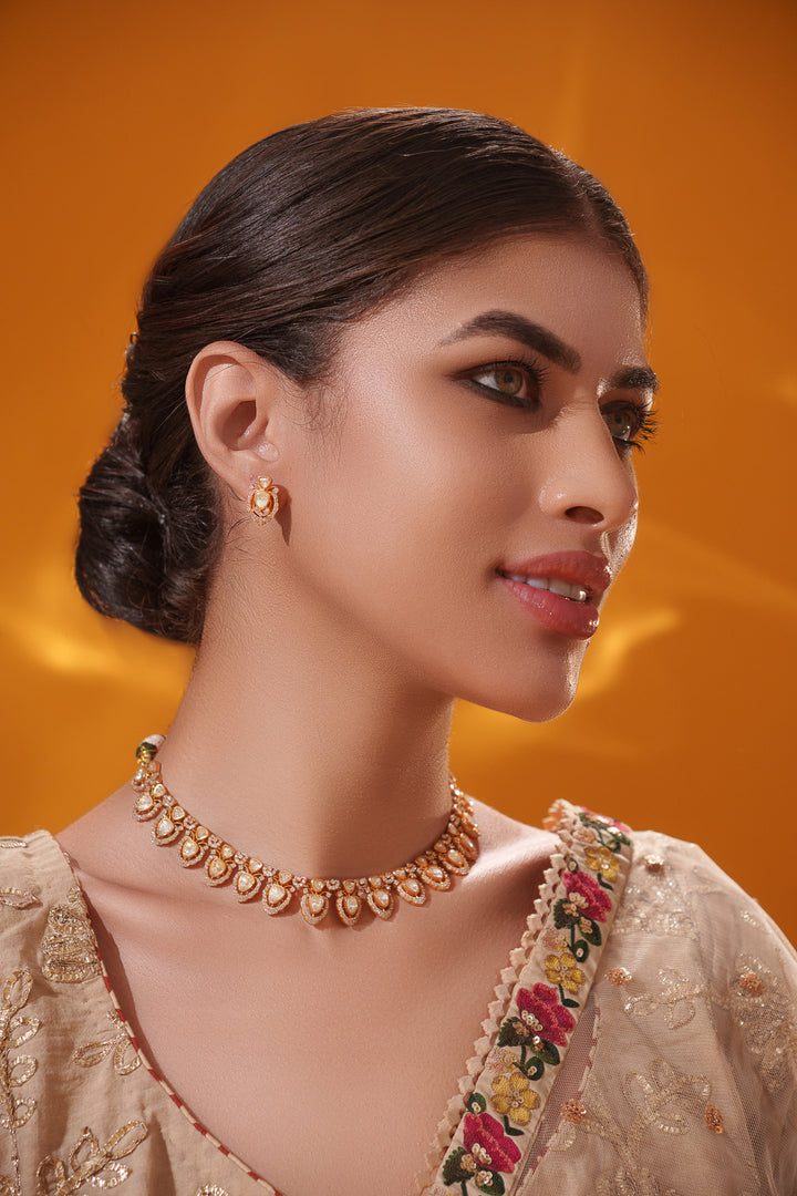 Navisha Moissanite Necklace Set