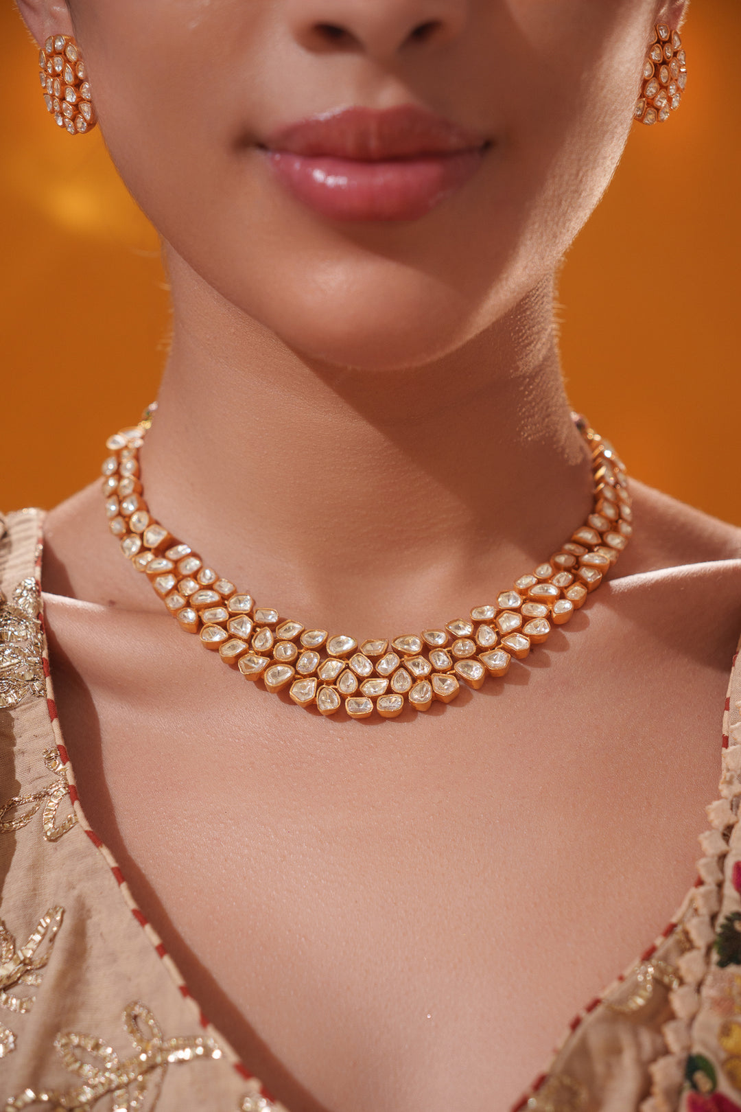 Liyanaaz Moissanite Necklace Set