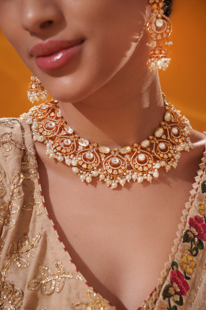 Yuvika Moissanite Necklace Set