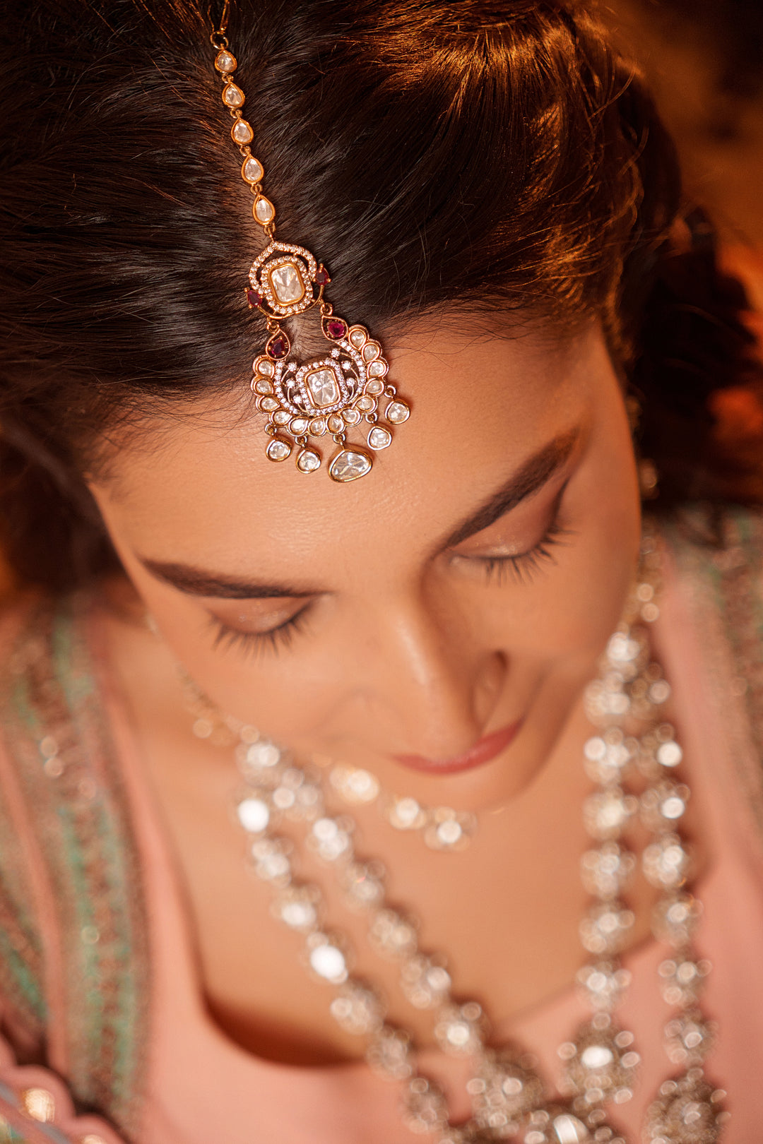 Heerani Pink Polki Choker