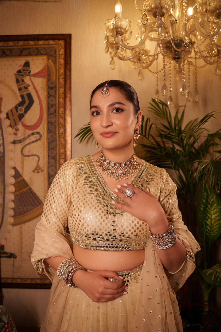 Neyati Pink Polki Necklace Set