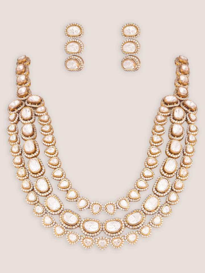 Tvesha Two Tone Polki Long Set