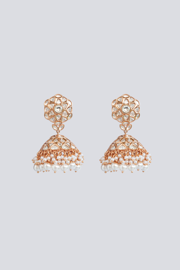 Teya Kundan Jhumkas