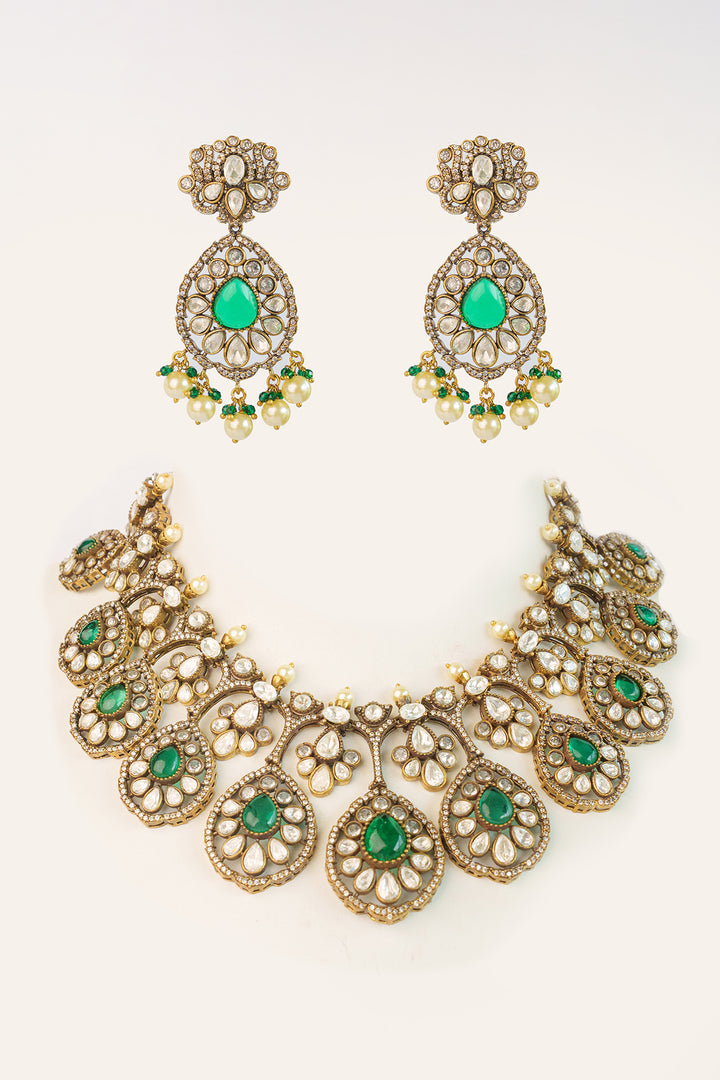 Lavani Polki Necklace Set