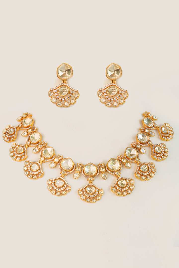 Pankiti Moissanite Necklace Set