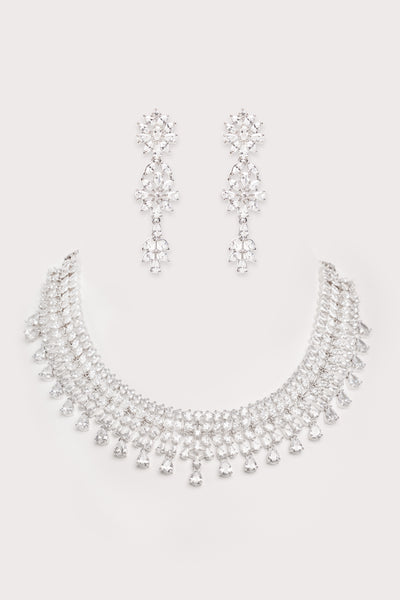 Eklavya Diamond Necklace Set