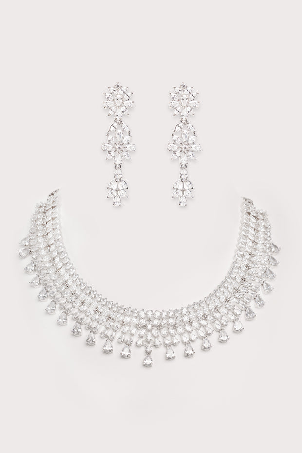 Eklavya Diamond Necklace Set