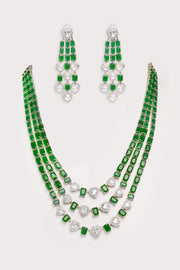 Barsha Diamond Necklace Set