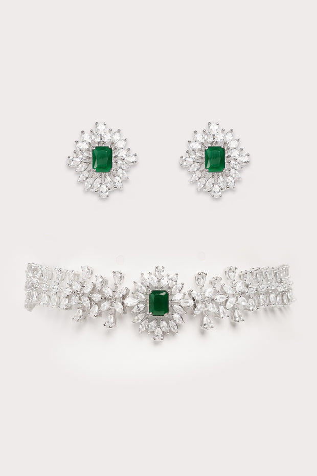 Myra Green Diamond Choker
