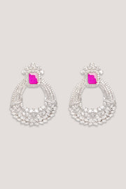 Dhithi Pink Diamond Earrings