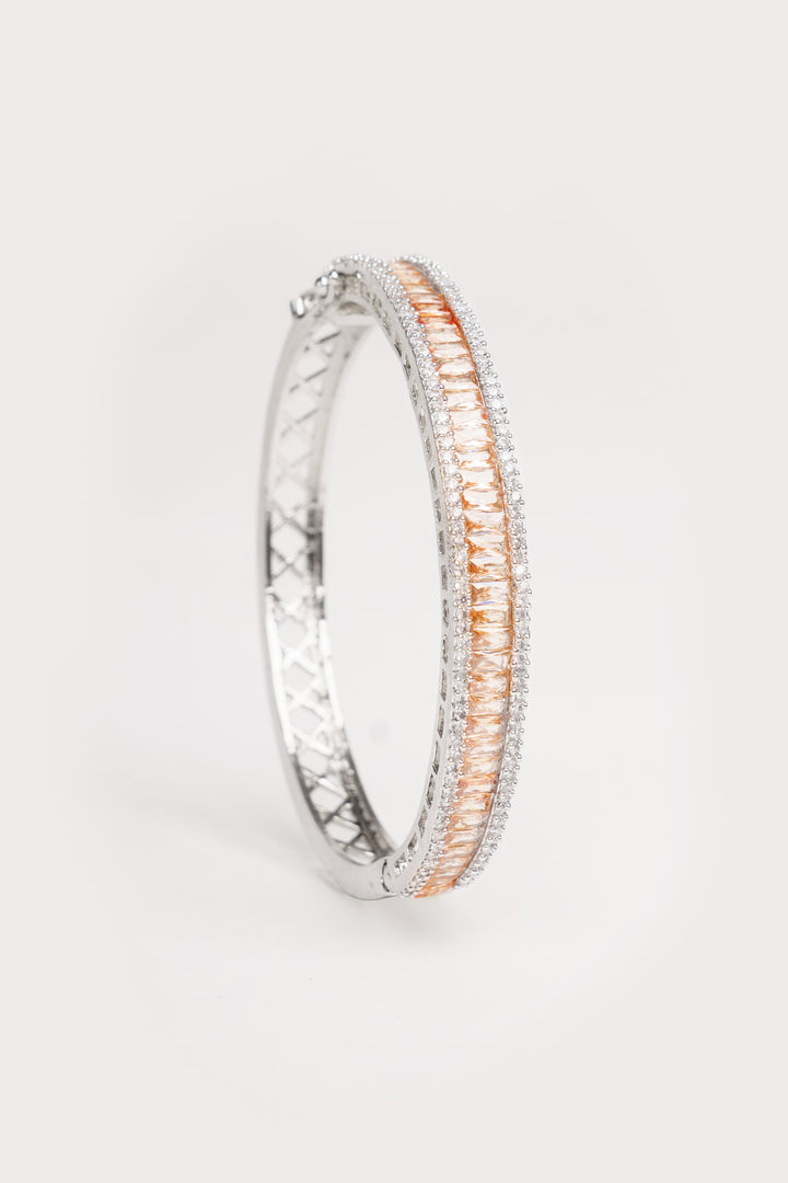 Eshani Peach Diamond Kada