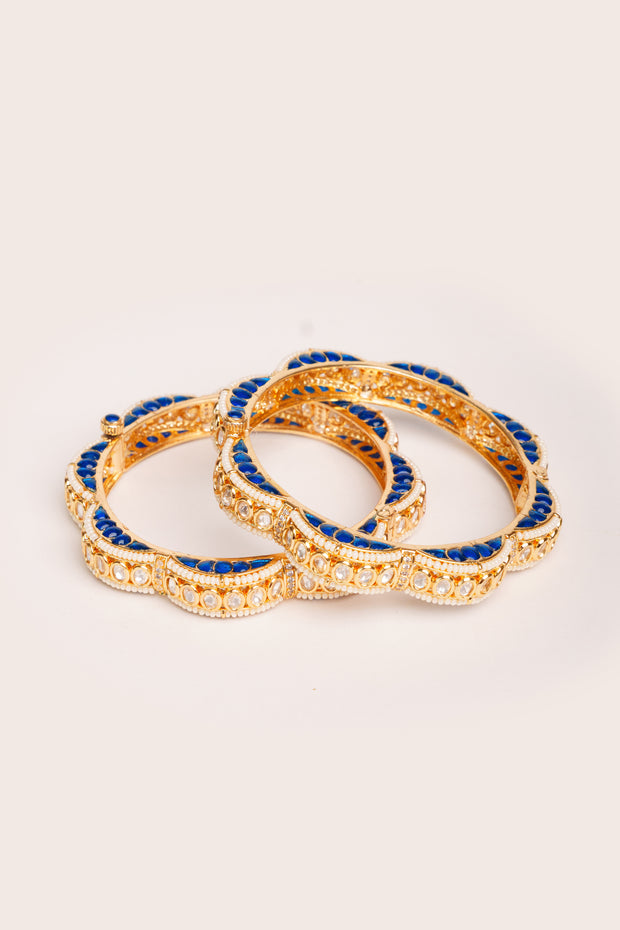 Mahika Blue Kundan Kadas