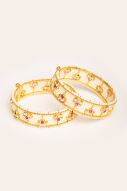Hasvika Pink Kundan Kadas