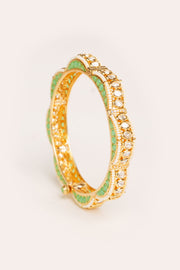 Mahika Mint Green Kundan Kadas