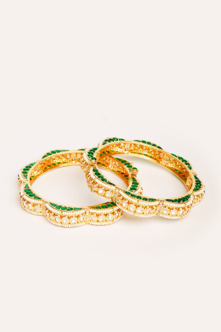 Mahika Green Kundan Kadas