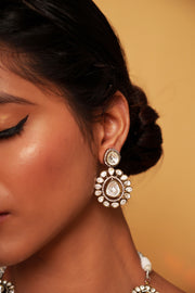 Ezara Polki Necklace Set
