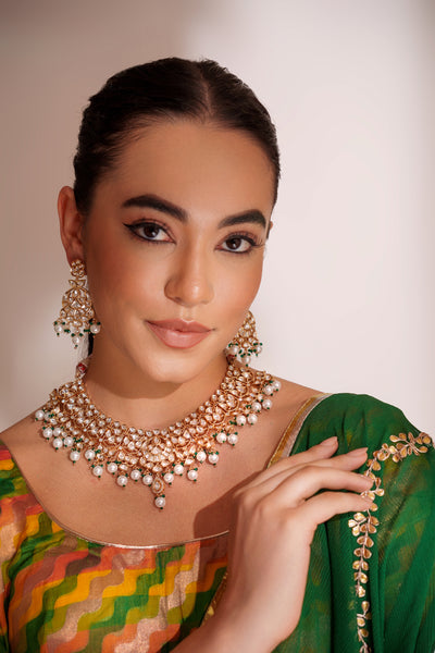 Zovika Kundan Necklace Set