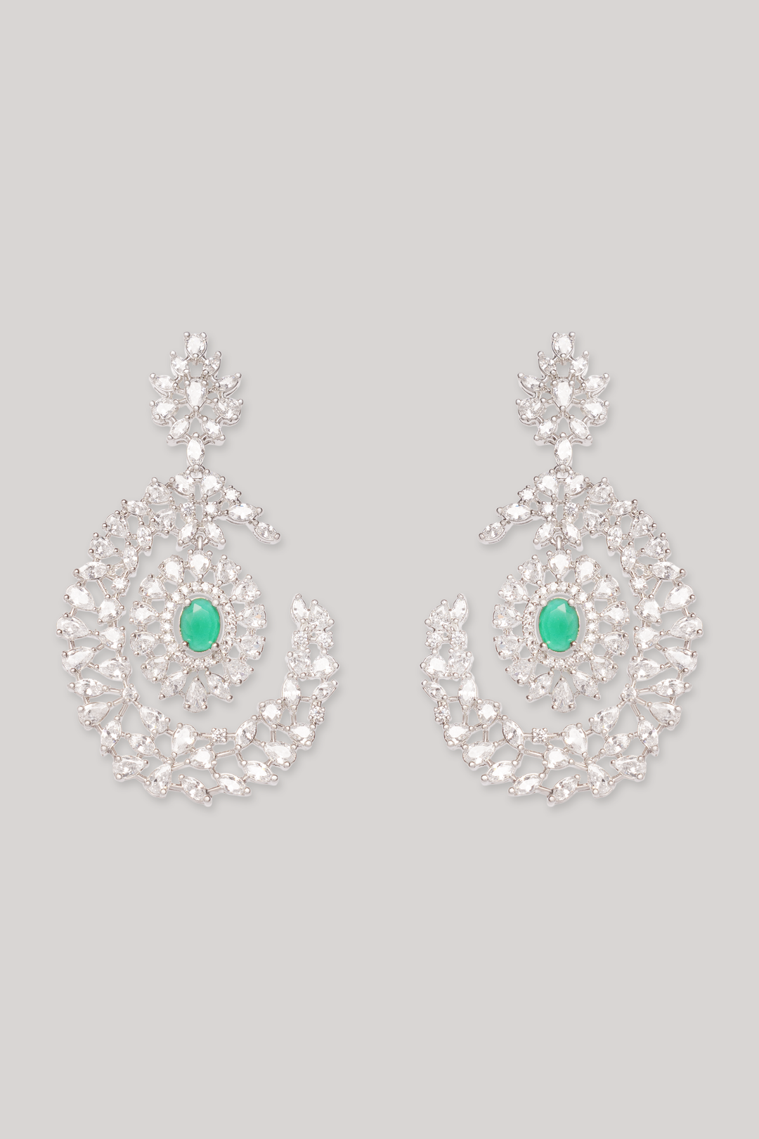 Harsha Diamond Statement Earrings