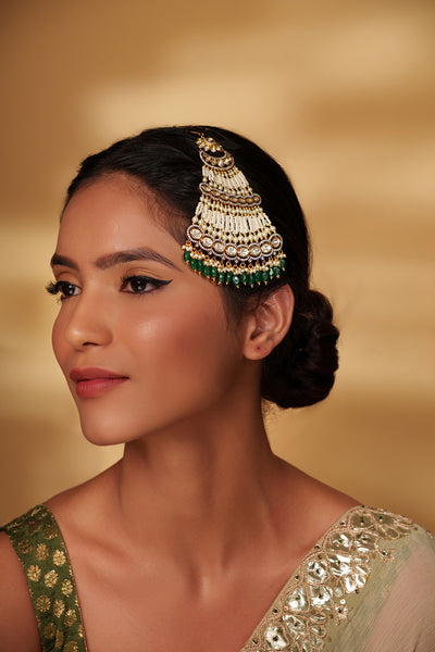 Jasvee Green Kundan Passa