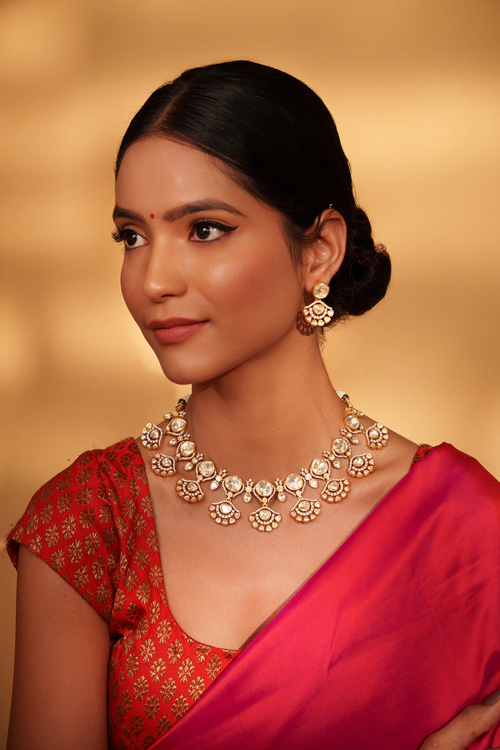 Pankiti Moissanite Necklace Set