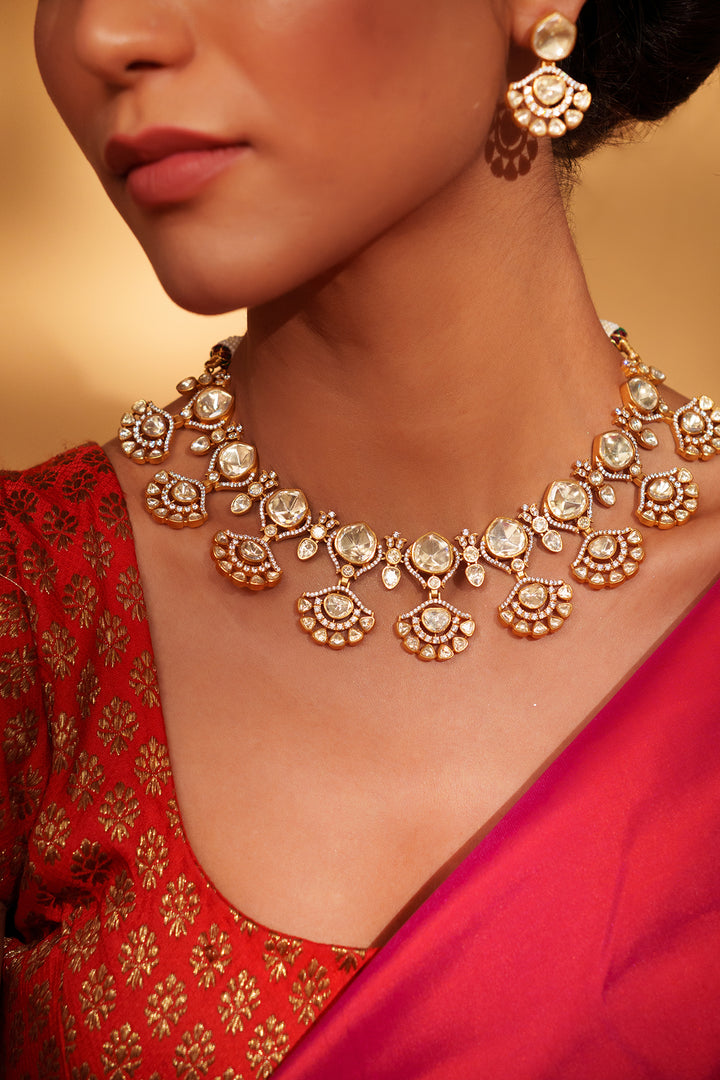 Pankiti Moissanite Necklace Set