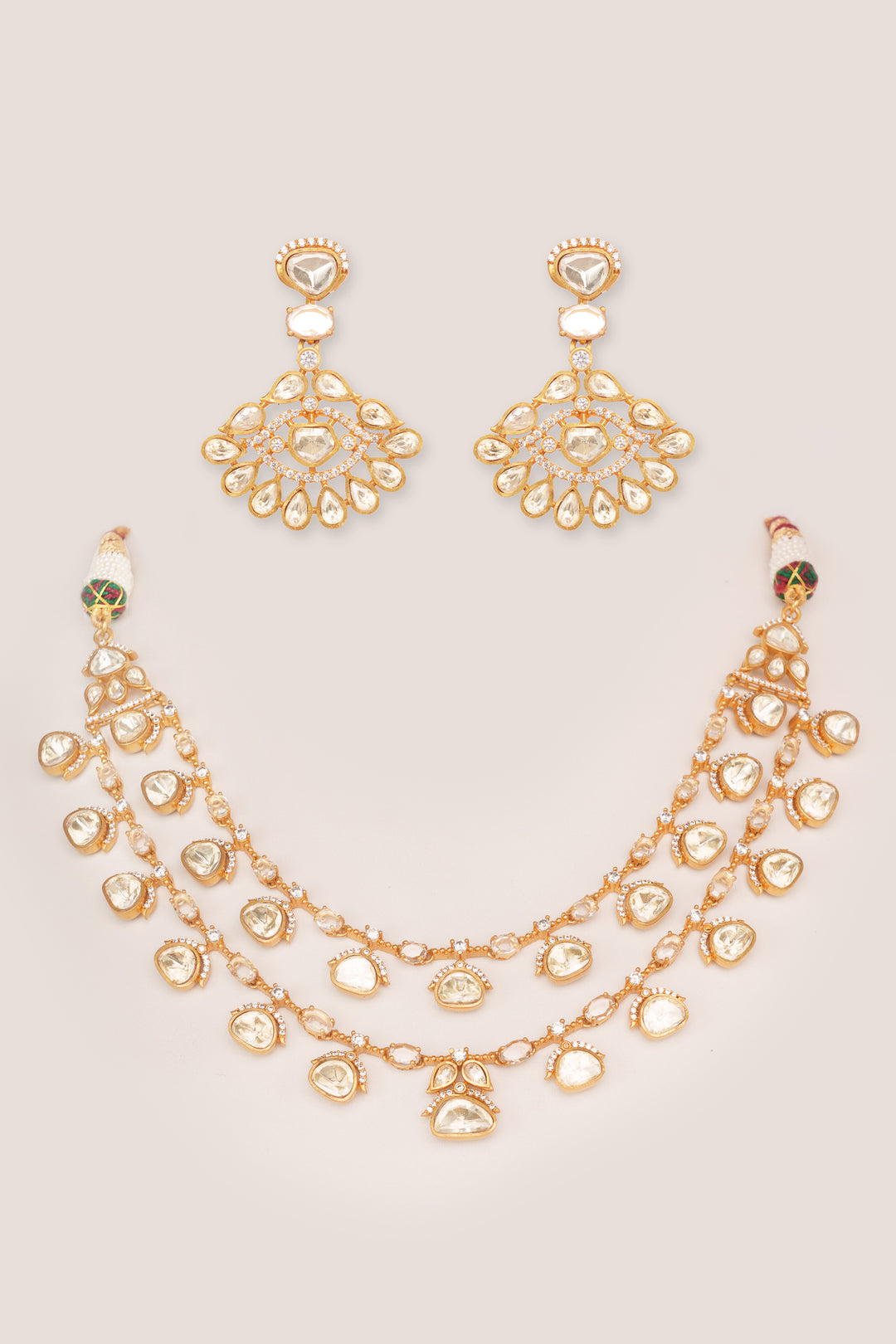 Rudrani Moissanite Long Set