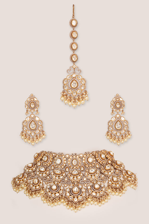 Gamya Kundan Necklace Set