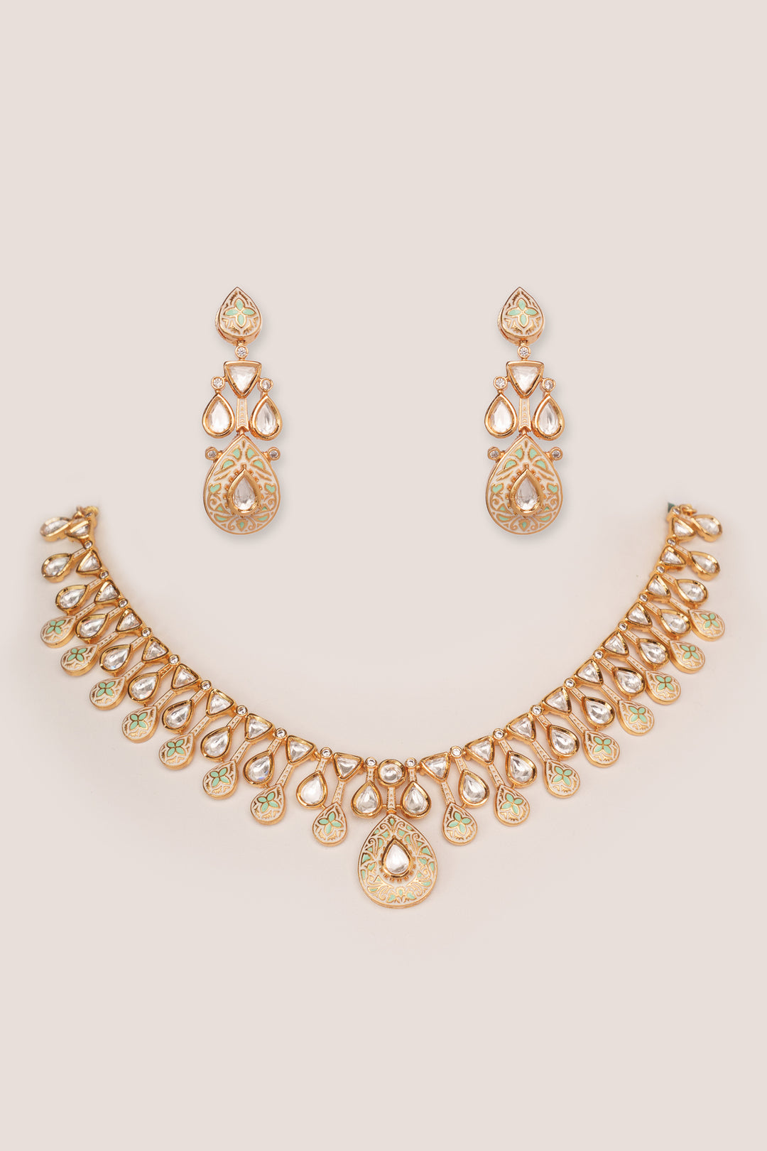 Adhira Kundan Necklace Set
