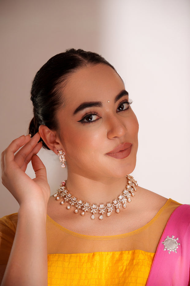 Saishali Kundan Necklace Set