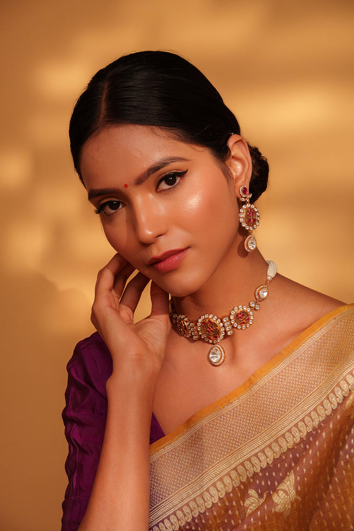 Arena Kundan Resin Choker