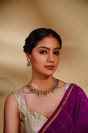 Anjali Green Necklace Set