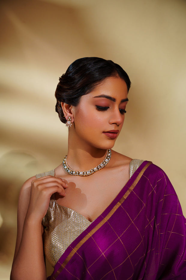Zaha Kundan Necklace Set