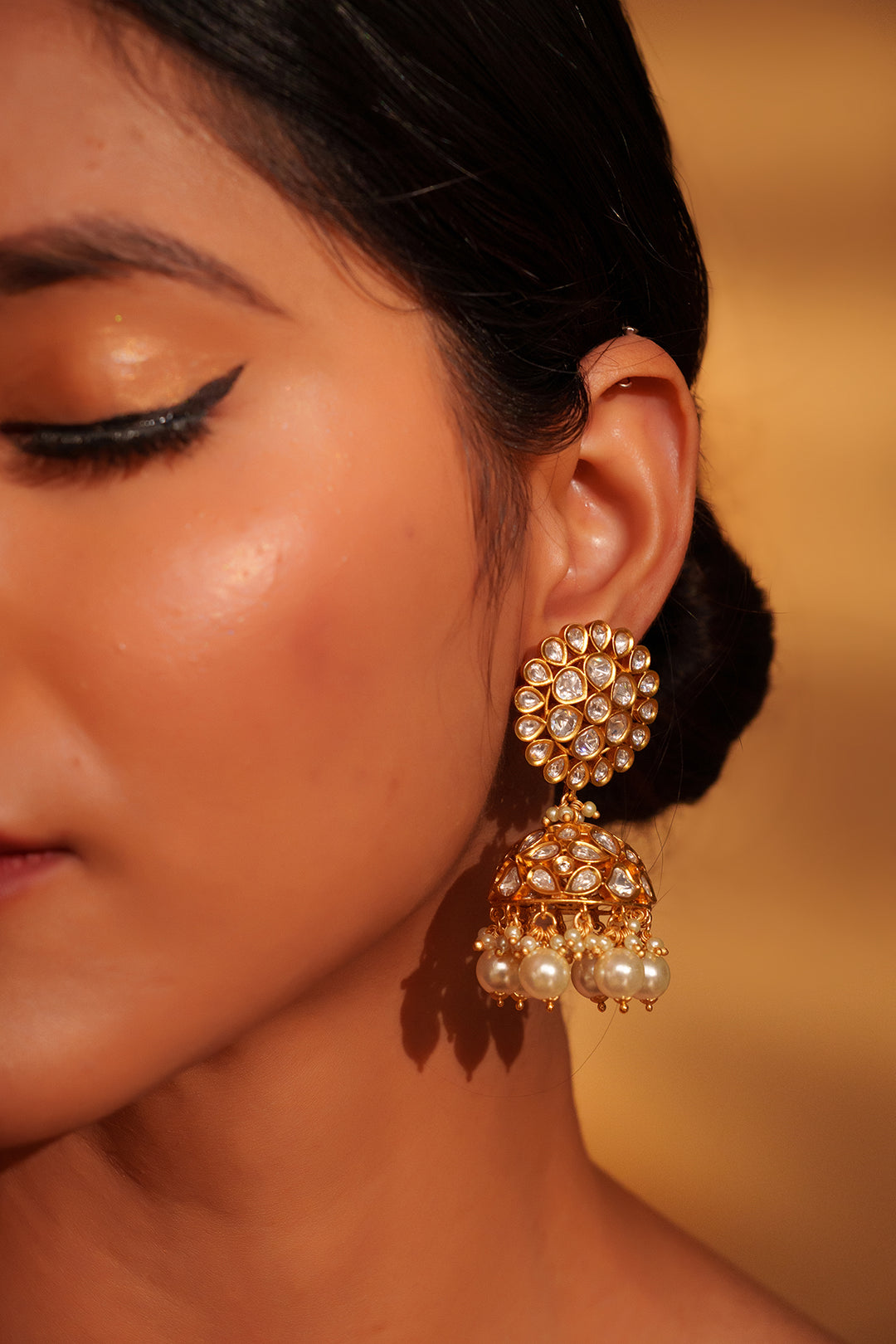 Zeya Kundan Jhumkas