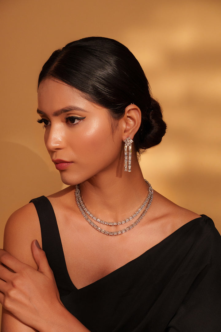Vinia Diamond Necklace Set