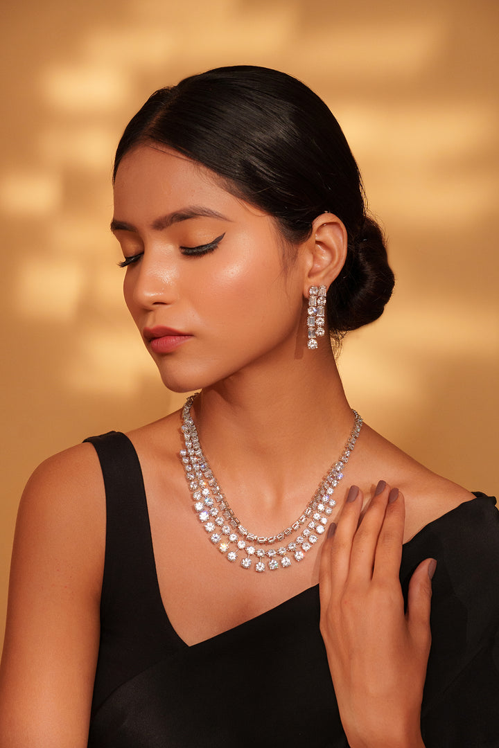 Fenil Diamond Long Set