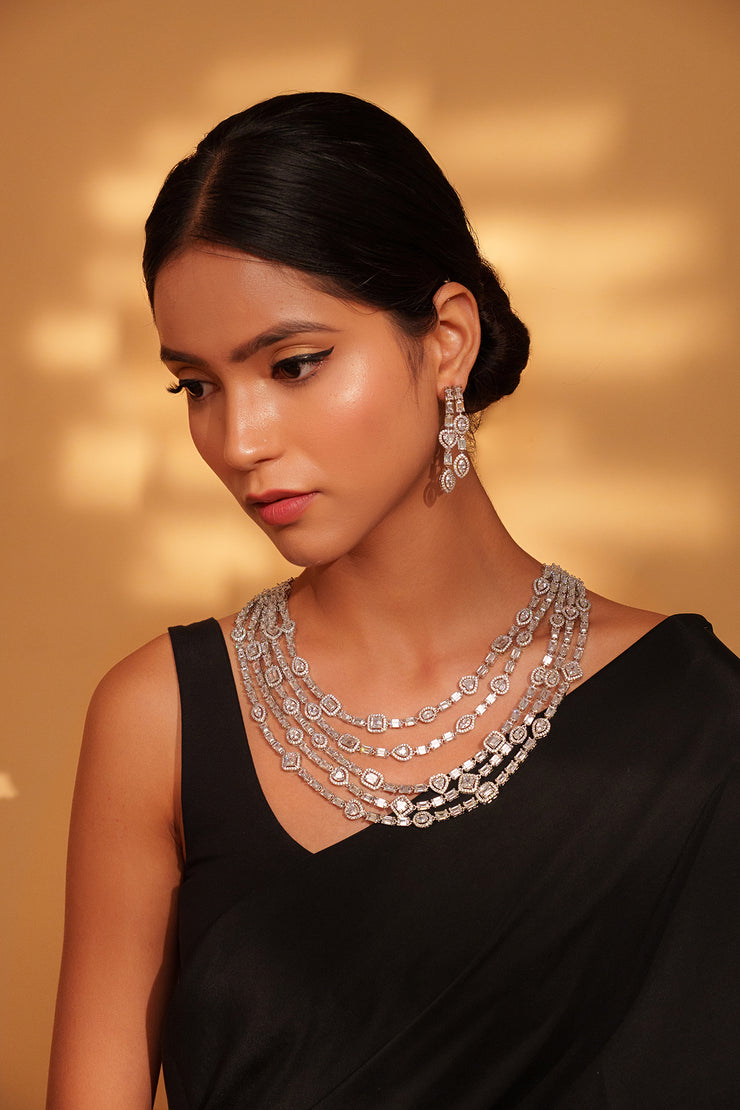 Heeba Diamond Necklace Set
