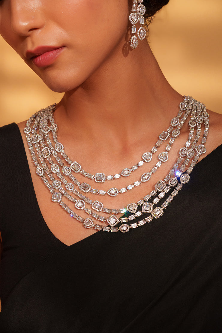Heeba Diamond Necklace Set